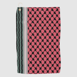 Serviette De Golf Pastèque palestinienne Hatta Keffiyeh Kufiya Folk