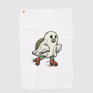 Serviette De Golf Patin à roulettes Tortue Fantôme Dessin Halloween 