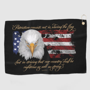 Serviette De Golf Patriotisme légitime