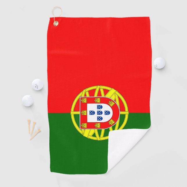 Serviette De Golf Pavillon du Portugal Golf Towel (En situation)