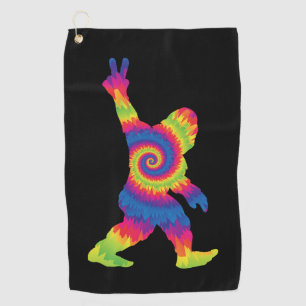 Serviette De Golf Peace Love Bigfoot - Amateurs de Bigfoot