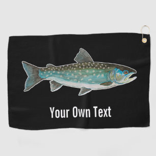 Serviette De Golf Pêche à la mouche à l'achigan du Groenland