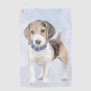Serviette De Golf Peinture beagle - Cute Original Chien Art