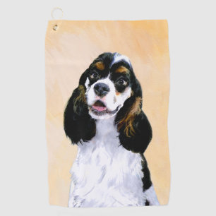 Serviette De Golf Peinture de Cocker Spaniel (Parti) - Art de chien 