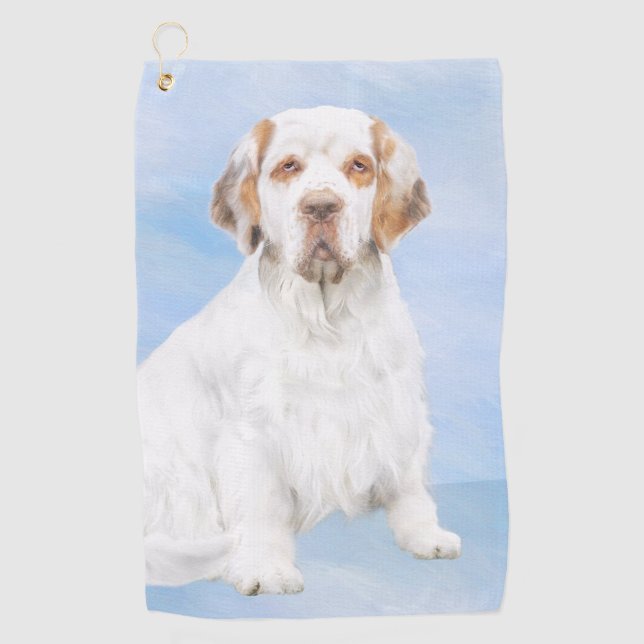 Serviette De Golf Peinture de l'espagne de combre - jolie art origin (Devant)
