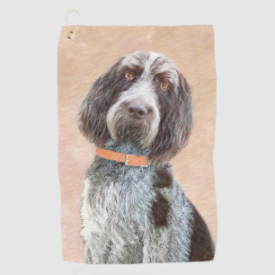 Serviette De Golf Peinture de Spinone Italiano - Beau Chien original