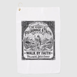 Serviette De Golf Pèlerinage de Jésus Chemin Saint Voyage