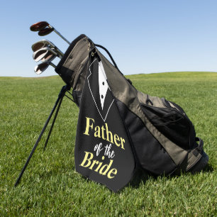 Serviette De Golf Père de la mariée Smoking de mariage personnalisé