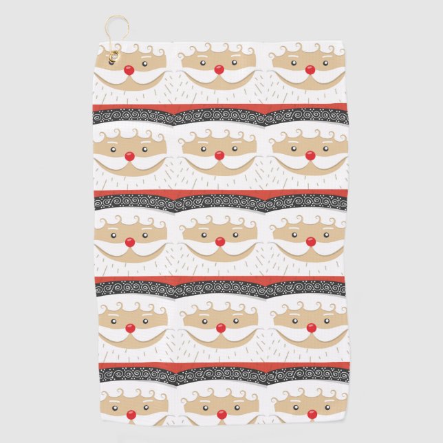 Serviette De Golf Père Noël 026 (Devant)