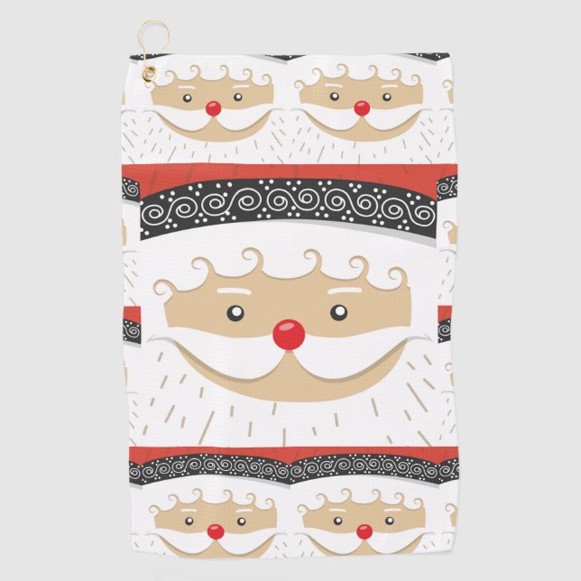 Serviette De Golf Père Noël 027 (Devant)