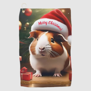Serviette De Golf "Père Noël's Little Helper : The Christmas Guinea