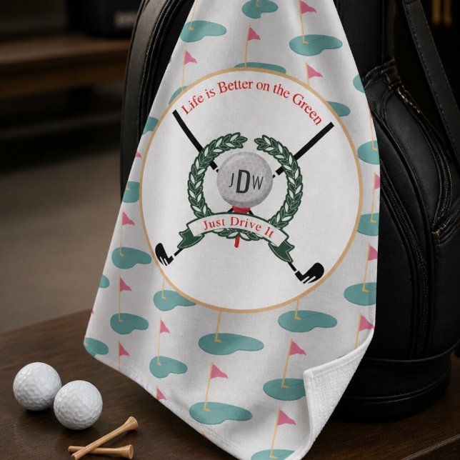 Serviette de golf personnalisée (Créateur téléchargé)