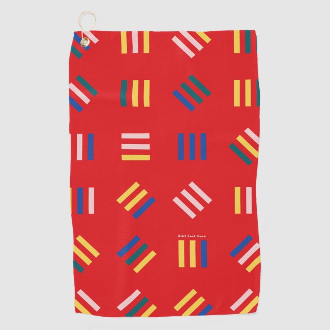 Serviette de golf personnalisée (Devant)