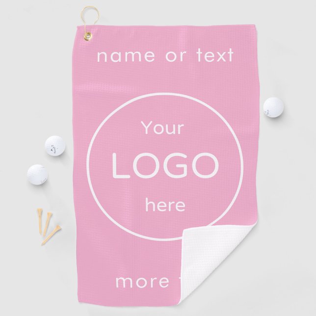 Serviette de golf personnalisée avec logo d'entrep (Créateur téléchargé)