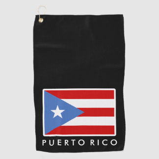 Serviette de golf personnalisée, drapeau de Porto