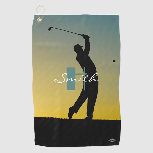 Serviette de golf personnalisée HAMbyWG (Devant)