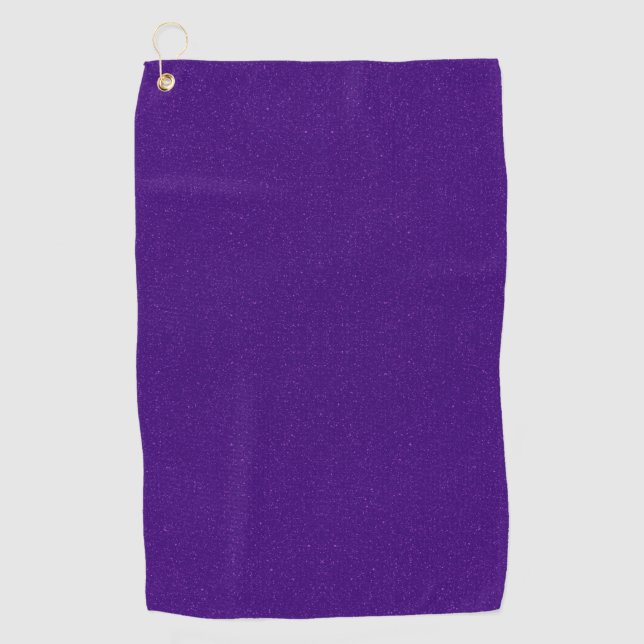 Serviette de golf personnalisée Violet Noise (Devant)