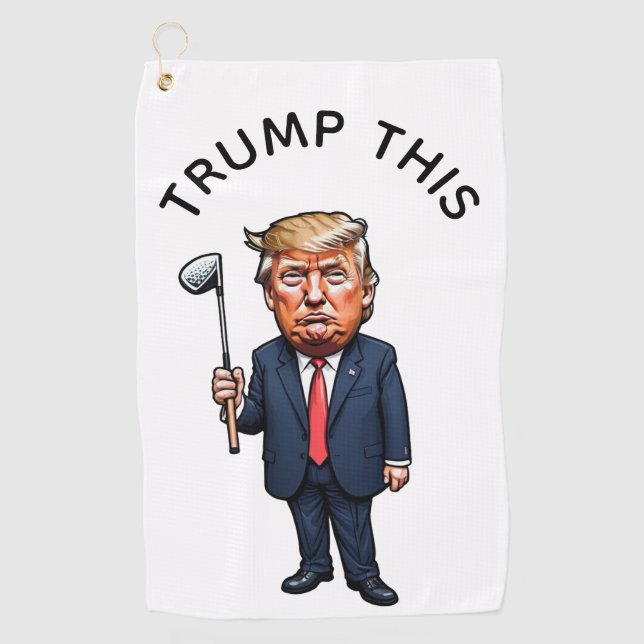 Serviette De Golf Personnalisez Trump (Devant)