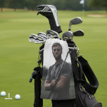 Serviette De Golf Photo Custom Cadeau Golfer<br><div class="desc">Cette conception a été créée par art numérique. Elle peut être personnalisée dans la zone fournir ou customiser en choisissant le clic pour customiser une autre option et en changeant le nom, les initiales ou les mots. Vous pouvez également modifier la couleur et le style du texte ou supprimer le...</div>
