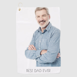 Serviette De Golf Photo du père