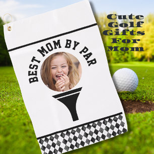 Serviette De Golf Photo Golf Ball Best Mom By Par Par Golf Towel