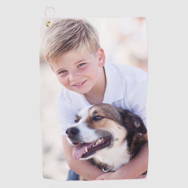 Serviette De Golf Photo personnalisée (Devant)