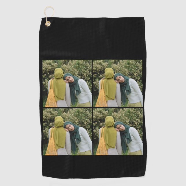Serviette De Golf Photo personnalisée (Devant)