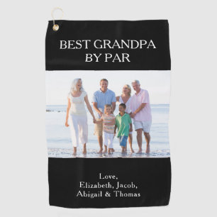 Serviette De Golf Photo personnalisée Meilleur Grand-Père Par Par