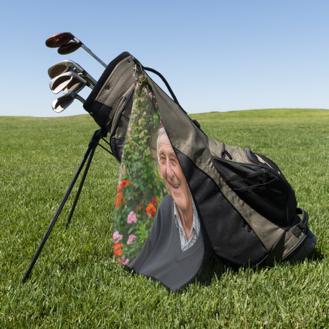 Serviette De Golf Photographie de l'adversaire  (Vert)