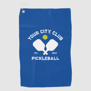 Serviette De Golf Pickleball Club Team Player Custom Pickle Sweat