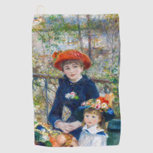 Serviette De Golf Pierre-Auguste Renoir - Deux sœurs sur la Terrasse