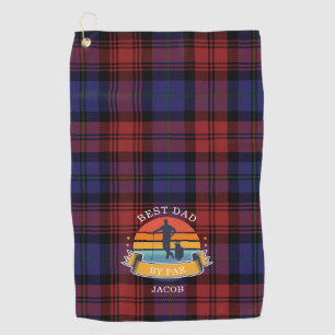 Serviette De Golf Plaid Best Papa Par Par Fête des pères