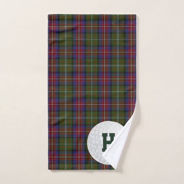 Serviette De Golf Plaid Hargis Clan Tartan (Serviette à main)