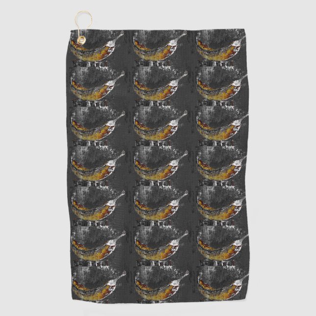 Serviette De Golf plaine plane (Devant)