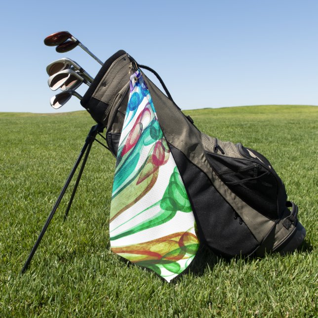 Serviette De Golf Plaisir à bulle pullée / Greenleaf / (Vert)