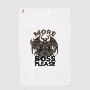 Serviette De Golf Plus de Boss S'il Vous Plaît Halloween Démon Squel