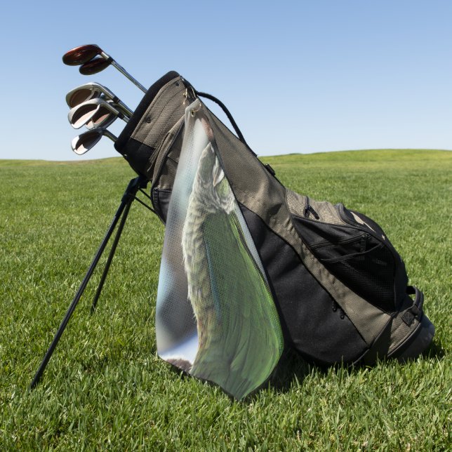 Serviette De Golf Plus de Faux porc de couverture (Vert)