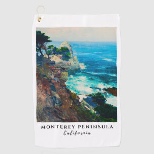 Serviette De Golf Point Lobos Péninsule de Monterey Californie Côtiè