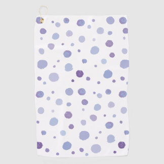 Serviette De Golf points noirs peints à la main