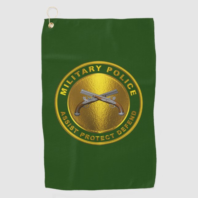 Serviette De Golf Police militaire (Devant)