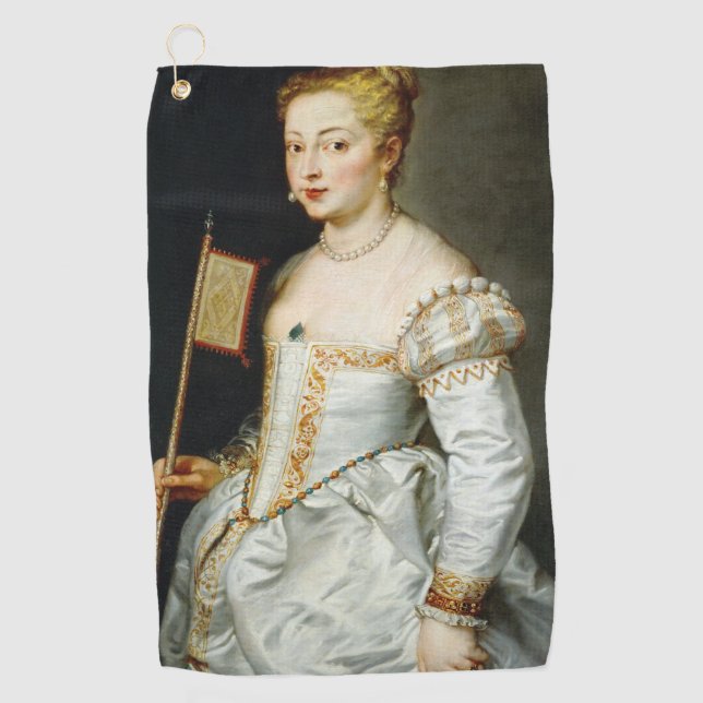 Serviette De Golf Portrait de femme de Pierre Paul Rubens (Devant)