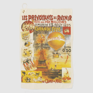 Serviette De Golf Poster de la foire Antique Grand Fete