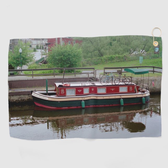 serviette de golf pour bateau du canal Érié (Horizontal)