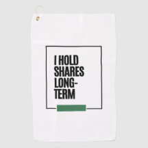 Serviette de golf pour investisseurs – Serviette d