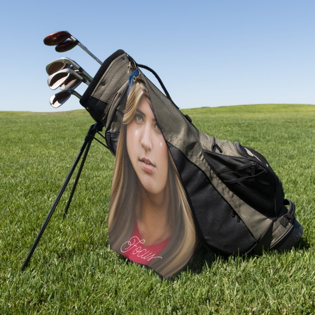 Serviette de golf pour jolie fille (Vert)
