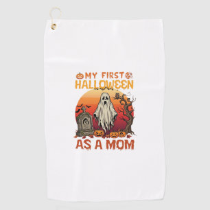 Serviette De Golf Première Momie Halloween Fantôme Pierre Tombale Ci