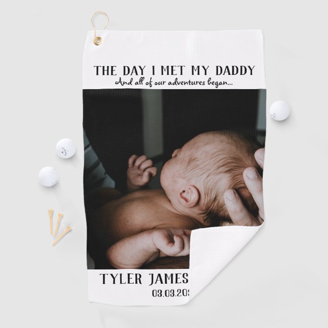 Serviette De Golf Première photo de Fête des pères (En situation)