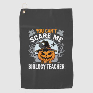 Serviette De Golf Professeur de biologie Halloween Vous ne pouvez pa