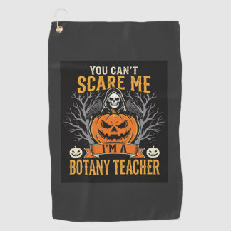 Serviette De Golf Professeur de botanique d'Halloween squelette Citr