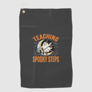 Serviette De Golf Professeur de danse Halloween pas effrayants